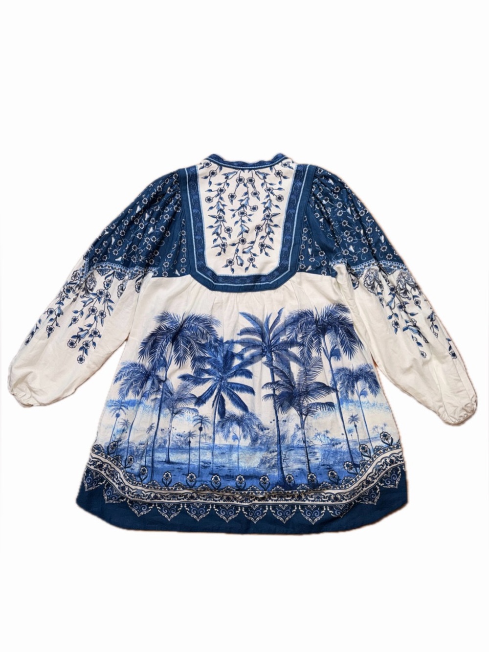 FARM Rio Palm Tree Beach Mini Dress NWTs - Picture 3 of 3